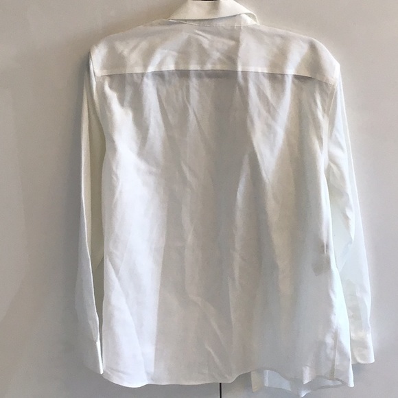 Cotton white suit blouse - Picture 3 of 4